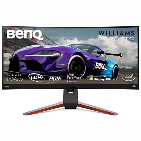 BENQ 34" LED EX3415R/ IPS/ 21:9/ 3440x1440/ 1000:1/ 1ms/ 144Hz/ 2x HDMI/ DP/ USB/ šedý