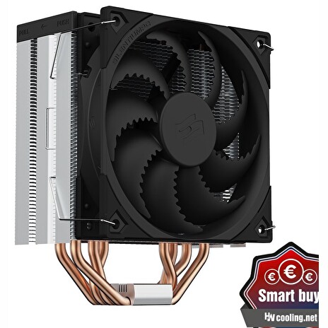 SilentiumPC chladič CPU Fera 5 ultratichý/ 120mm fan/ 4 heatpipes/ PWM/ pro Intel, AMD