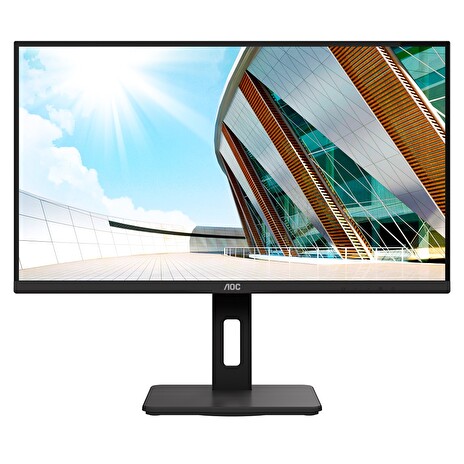 AOC LCD U28P2A 28" 4K IPS/3840x2160/4ms/300cd/1000:1/50mil:1/2xHDMI/2xDP/4xUSB/VESA/pivot/repro/bezrámečkový