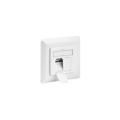 CAT 6a Class EA síťová zásuvka pod omítku 2x RJ45