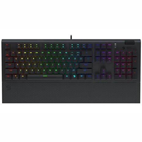 SPC Gear klávesnice GK650K Omnis / mechanická / Kailh Brown / RGB / kompaktní / US layout / USB