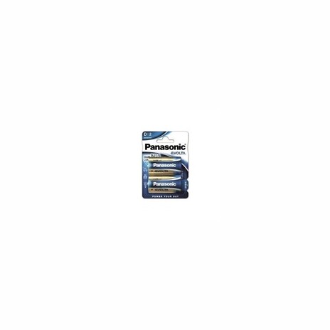 PANASONIC Alkalické baterie EVOLTA Platinum LR20EGE/2BP D 1,5V (Blistr 2ks)