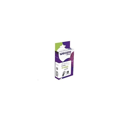 WECARE ARMOR páska pro DYMO S0720610, bílá/černá, 12mm x 7m