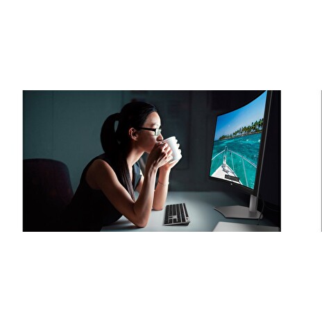 34" LED Dell S3422DW WQHD 21:9/3000:1/4ms/300cd/HDMI/DP/USB/Repro/VESA/3RNBD prohnutý