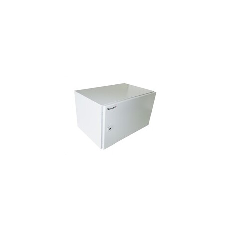 19" venkovní vodotěsný rozvaděč s krytím IP55, 6U, hloubka 400mm, šedý