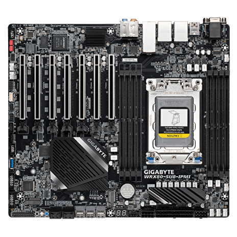 GIGABYTE MB Sc sWRX8 WRX80-SU8-IPMI, AMD WRX80, 8xDDR4, 1xVGA, CEB