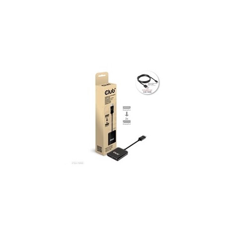 Club3D adaptér USB-C na DisplayPort, 4K60Hz (M/F)