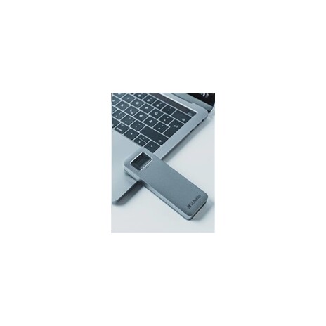 VERBATIM externí SSD 512GB, Executive Fingerprint Secure SSD, USB 3.2 Gen 1/USB-C, (W:356 MB/s, R:344 MB/s), šedá