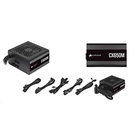Corsair PC zdroj 650W CX650M 80+ Bronze Semi-Modular