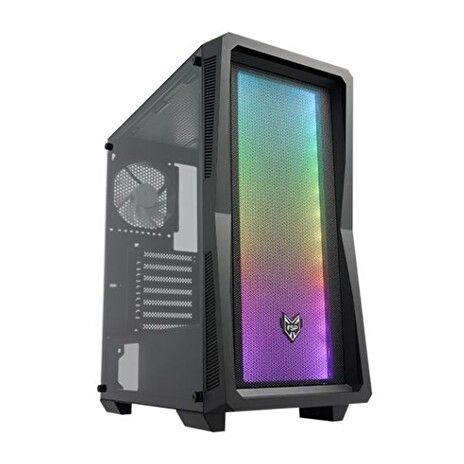 FSP/Fortron ATX Midi Tower CMT212A Black, A.RGB light bar