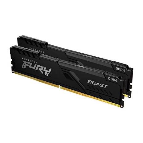 KINGSTON 8GB 2666MHz DDR4 CL16 DIMM (Kit of 2) FURY Beast Black