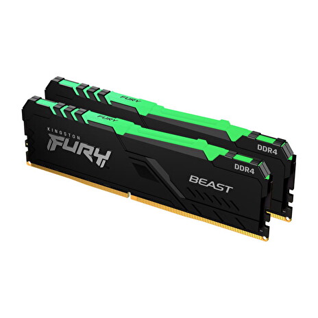 KINGSTON 16GB 3000MHz DDR4 CL15 DIMM (Kit of 2) FURY Beast RGB