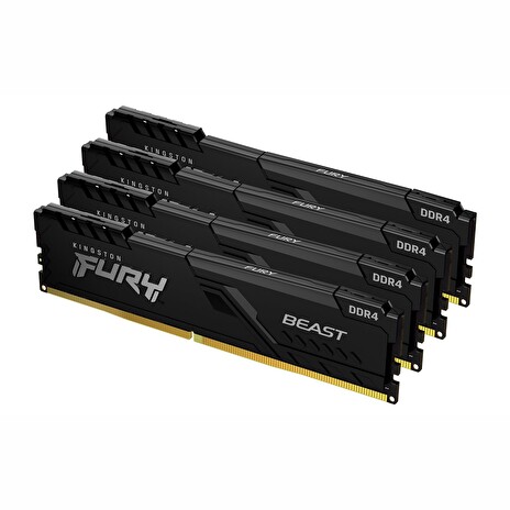 Kingston FURY Beast DDR4 32GB (Kit 4x8GB) 3200MHz DIMM CL16 černá