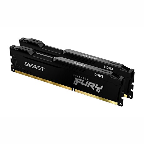 Kingston FURY Beast DDR3 8GB (Kit 2x4GB) 1600MHz DIMM CL10 černá