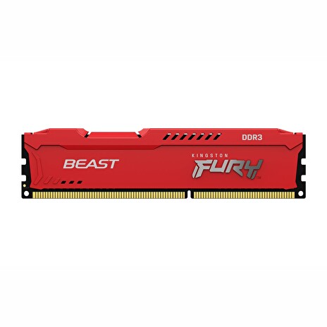Kingston FURY Beast DDR3 8GB 1600MHz DIMM CL10 červená