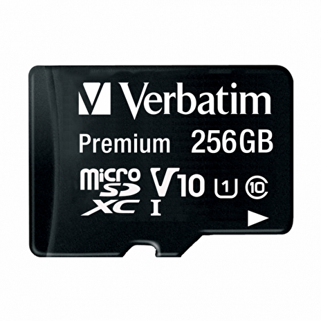 VERBATIM MicroSDXC karta 256GB Premium, U1 + adaptér
