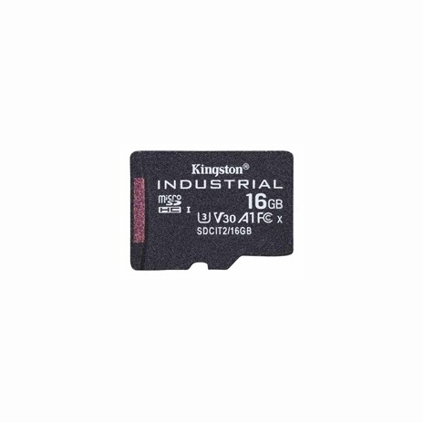 Kingston 16GB microSDHC Industrial C10 A1 pSLC Card Single Pack