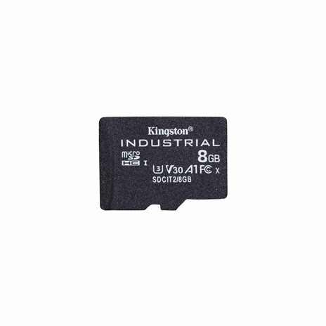 KINGSTON 8GB microSDHC Industrial C10 A1 pSLC Card Single Pack w/o Adapter