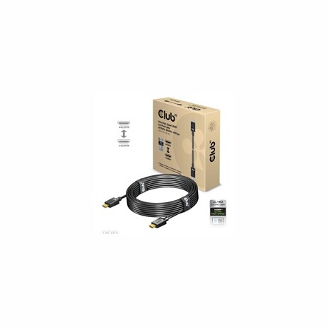 Club3D HDMI kabel, 4K120Hz 8K60Hz 48Gbps M/M 5m/16.4ft