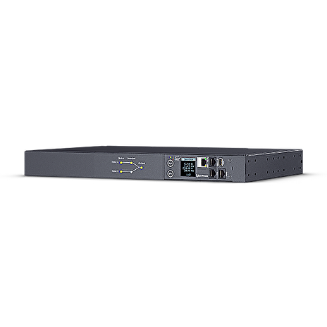 CyberPower Rack PDU, Switched, 1U, vstup 2x IEC C14, výstup 12x IEC C13