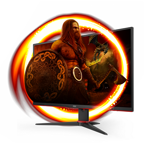 AOC MT VA LCD WLED 23,8" 24G2SAE/BK - VA panel, 1920x1080, 165Hz, 2xHDMI, DP, repro