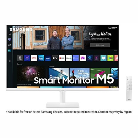 Samsung Smart Monitor M5 32" LED VA 1920x1080 Mega DCR 4ms 250cd HDMI USB Wifi biely