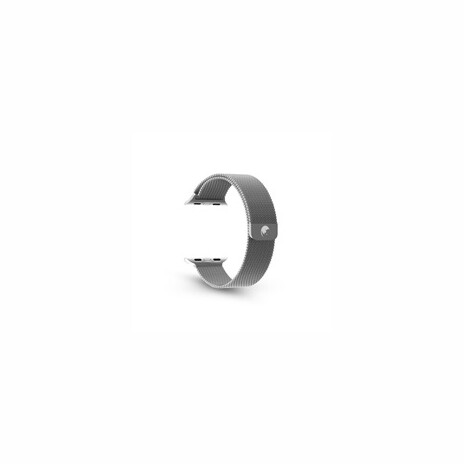 RhinoTech ocelový řemínek milánský tah pro Apple Watch 42 / 44 / 45mm stříbrný