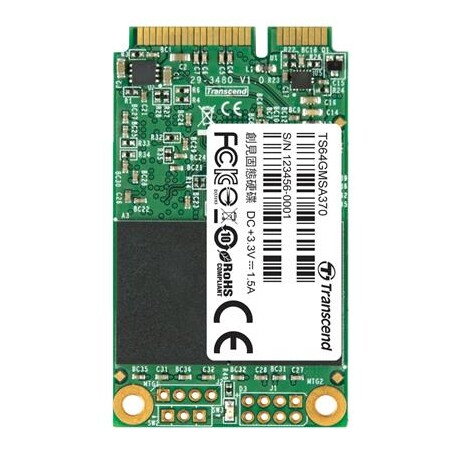 Transcend MSA370 64GB mSATA SSD 6GB/s, MLC, MO-300A