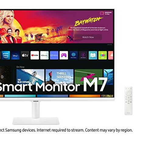 Samsung Smart Monitor M7 32" LED VA 3840x2160 Mega DCR 4ms 300cd HDMI USB-C Wifi repro biely