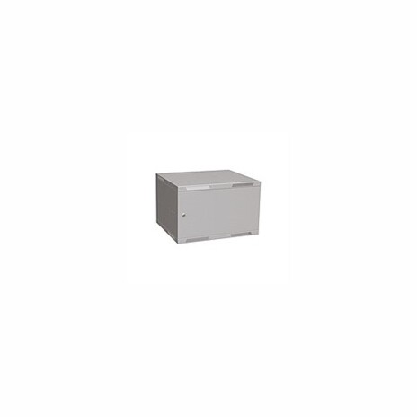 Solarix rozvaděč nástěnný skládaný SENSA LITE 6U 450mm, dveře plech, RAL 7035, SENSA-L-6U-545-21-G