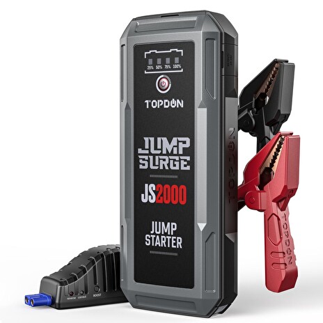 TOPDON Car Jump Starter JumpSurge 2000, 16000 mAh