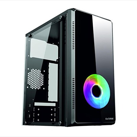1stCOOL STEP GAMER 1, skrinka mATX, sRGB, USB3.0, čierna