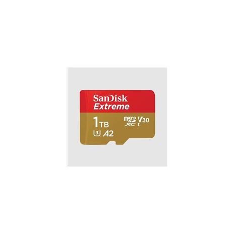 SanDisk micro SDXC karta 1TB Extreme (190 MB/s Class 10, UHS-I U3 V30) + adaptér