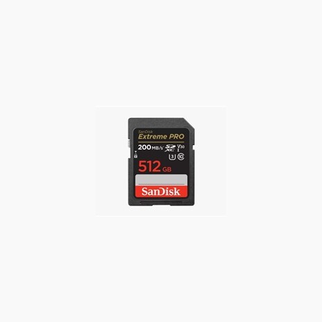 SanDisk SDXC karta 512GB Extreme PRO (200 MB/s Class 10, UHS-I U3 V30)