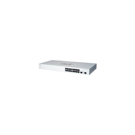 Cisco switch CBS220-16T-2G-UK, 16xGbE RJ45, 2xSFP, fanless - REFRESH