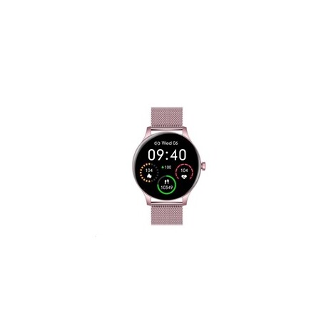 Garett Smartwatch Classy růžová, ocel