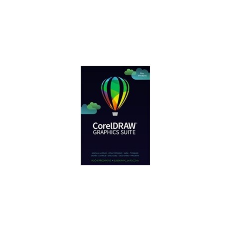CorelDRAW Graphics Suite 365 dní pronájem licence 1 Lic ESD EN/FR/DE/IT/SP/BP/NL/CZ/PL