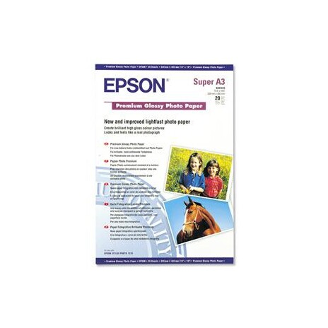 Epson papír Premium Glossy Photo, 255g/m, A3+, 20ks