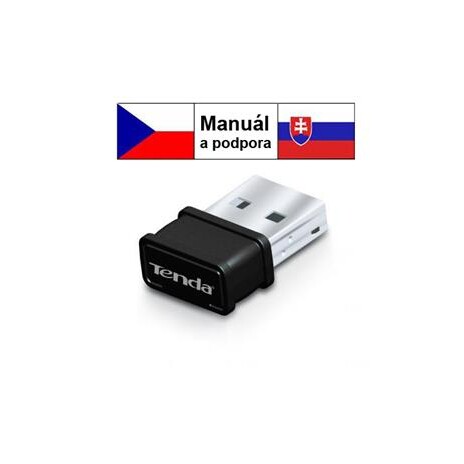 Tenda W311MI WiFi N USB Adapter Pico, 150 Mb/s, 802.11 b/g/n, režimy Client, Soft AP,Win,Mac,Lin