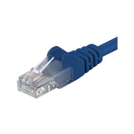 PREMIUMCORD Patch kabel UTP RJ45-RJ45 CAT5e 3m modrá