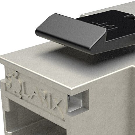 Solarix keystone c5e STP RJ45 černý pro kleště SXKJ-NA-BU SXKJ-5E-STP-BK-NA