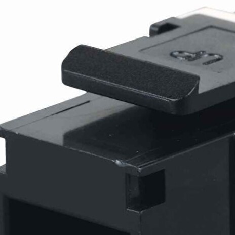 Solarix Keystone c5e UTP RJ45, černý, zařezávací
