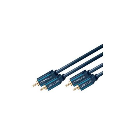 ClickTronic HQ OFC kabel 2x CINCH - 2x CINCH RCA, M/M, 5m