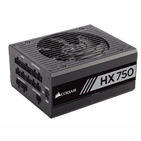 Corsair zdroj 750W HX Series HX750, 80 PLUS Platinum,modulární, 135mm ventilátor