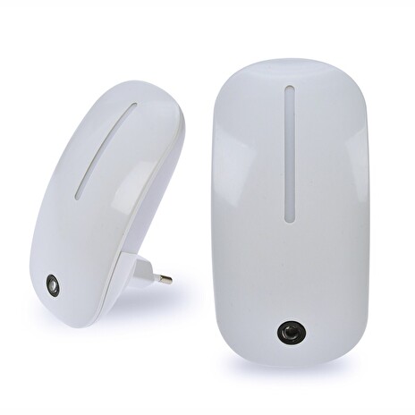 Solight WL901 Noční LED světélko se světelným senzorem, 1W, 230V, bílé