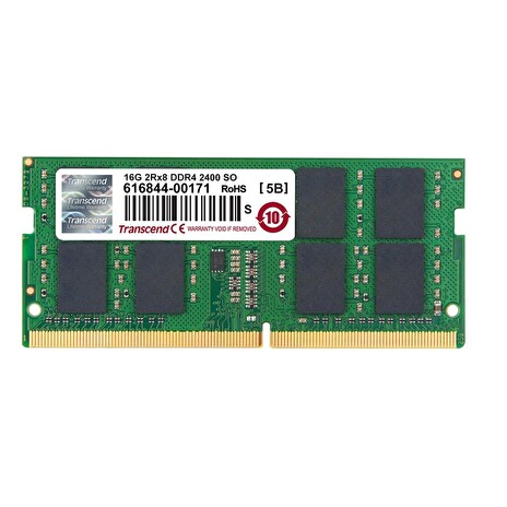 Transcend - DDR4 - 16 GB - SO-DIMM 260-pin - 2400 MHz / PC4-19200 - CL17 - 1.2 V - bez vyrovnávací paměti - bez ECC