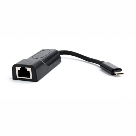 Gembird Adaptér síťového adaptéru USB-C Gigabit, černý