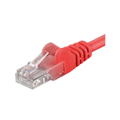 PREMIUMCORD Patch kabel UTP RJ45-RJ45 CAT5e 2m červená