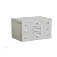 Solarix rozvaděč nástěnný SENSA 6U 400mm, dveře plech, RAL 7035 SENSA-6U-64-21-G