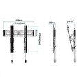 Držák Tv sklopný Fiber Mounts NBC2T